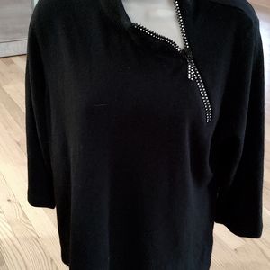 Pretty soft black dress sweater